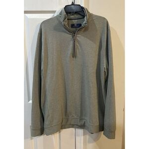 Vineyard Vines Men's 1/4 Zip Long Sleeve Sweater Sz L  Green‎